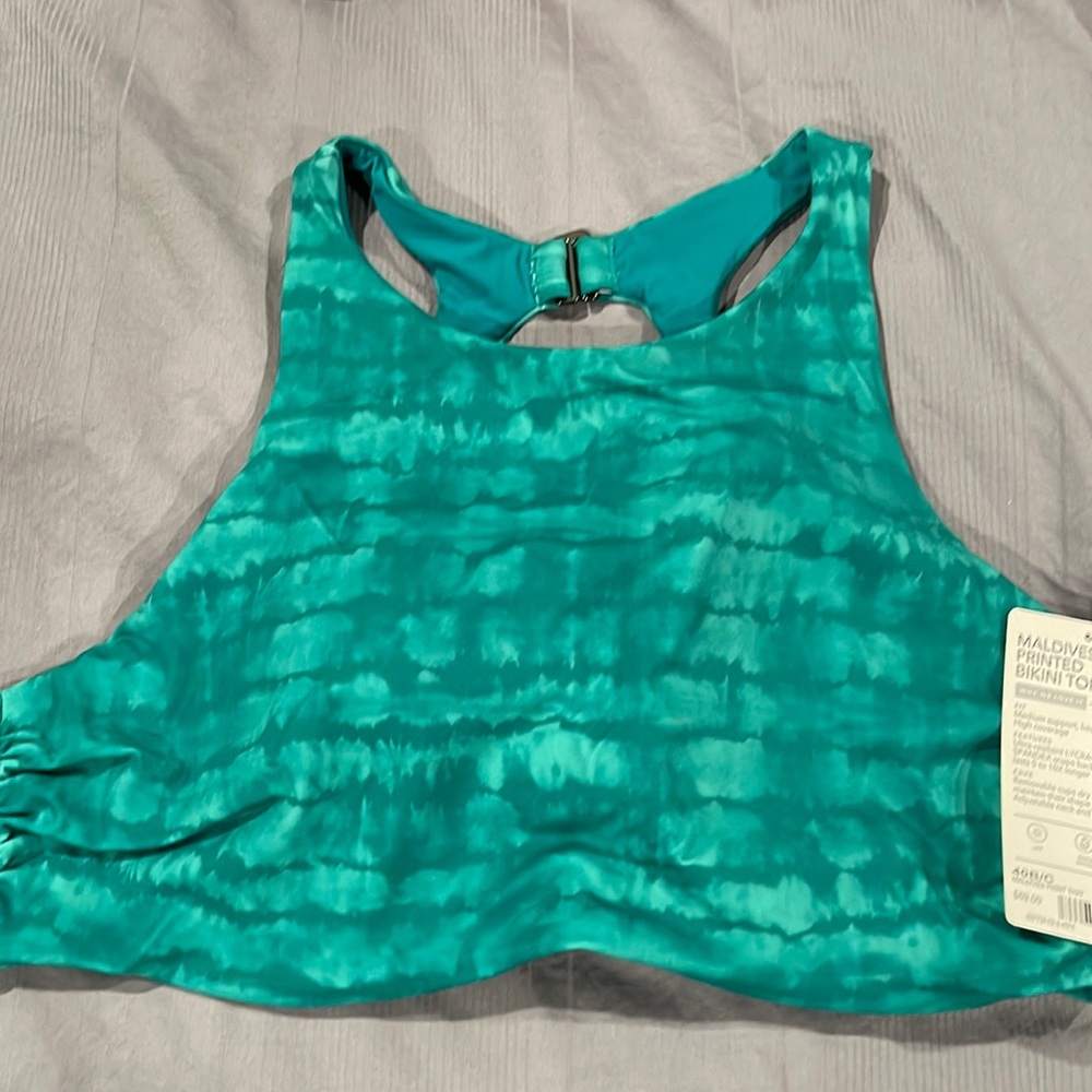 Athleta Maldives printed bikini top